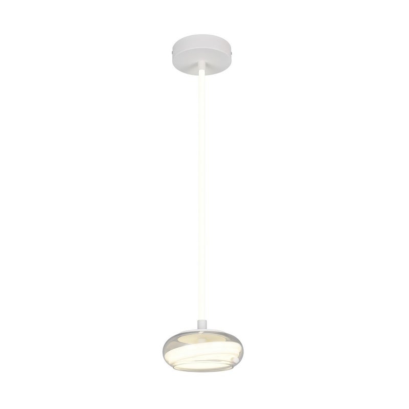 Lampa wisząca LED TARSIA 13W neutralna 1700lm metal biała wym:150x21,5x21,5cm IP20 Trio