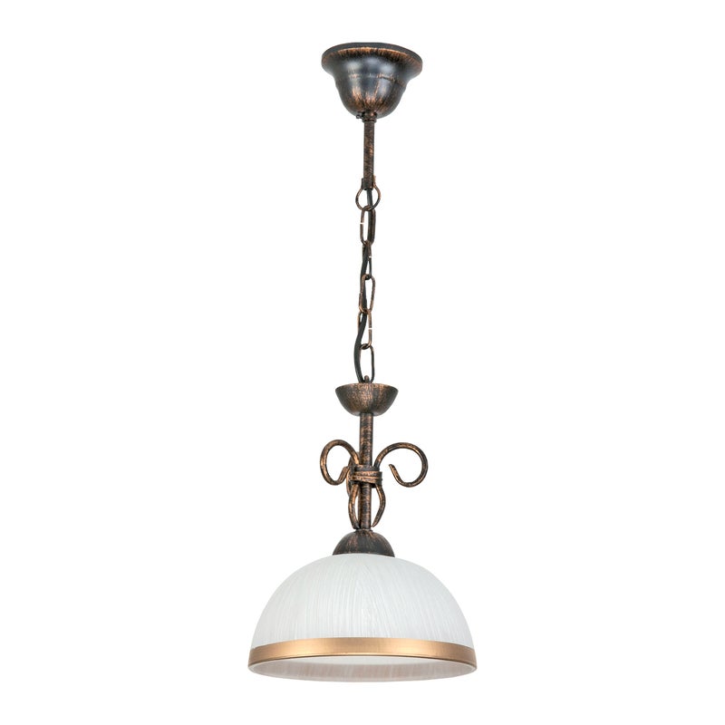 Lampa wisząca pojedyncza retro RENOS E27 do kuchni IP20 Edylit