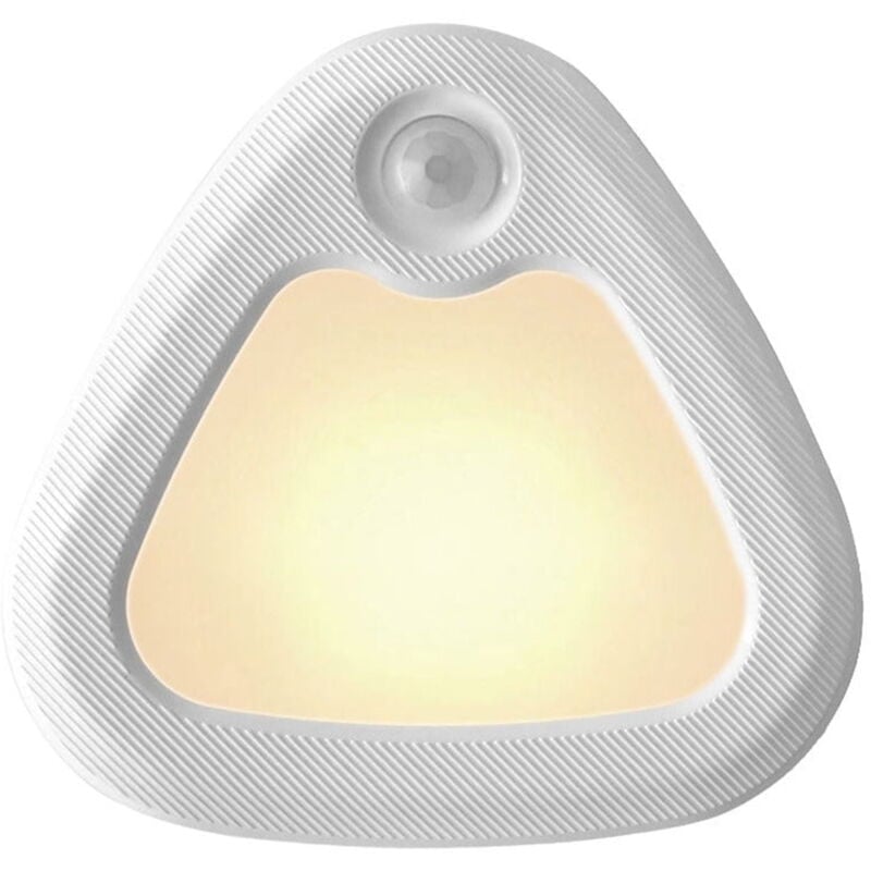 Lampa z czujnikiem ruchu, inteligentna lampa z czujnikiem ruchu, lampka nocna zasilana bateryjnie, lampka nocna przy szafce nocnej, lampka nocna na st