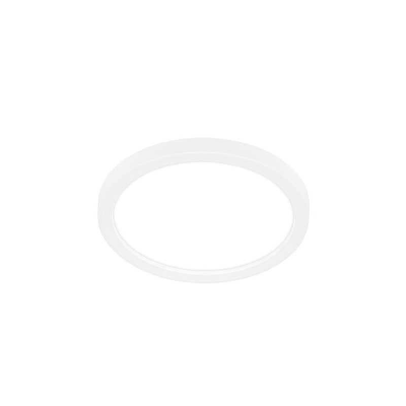 Lampa sufitowa LED Briloner SLIM CASE, światło pośrednie, neutralne białe światło, biały, Ø19 x 3 cm