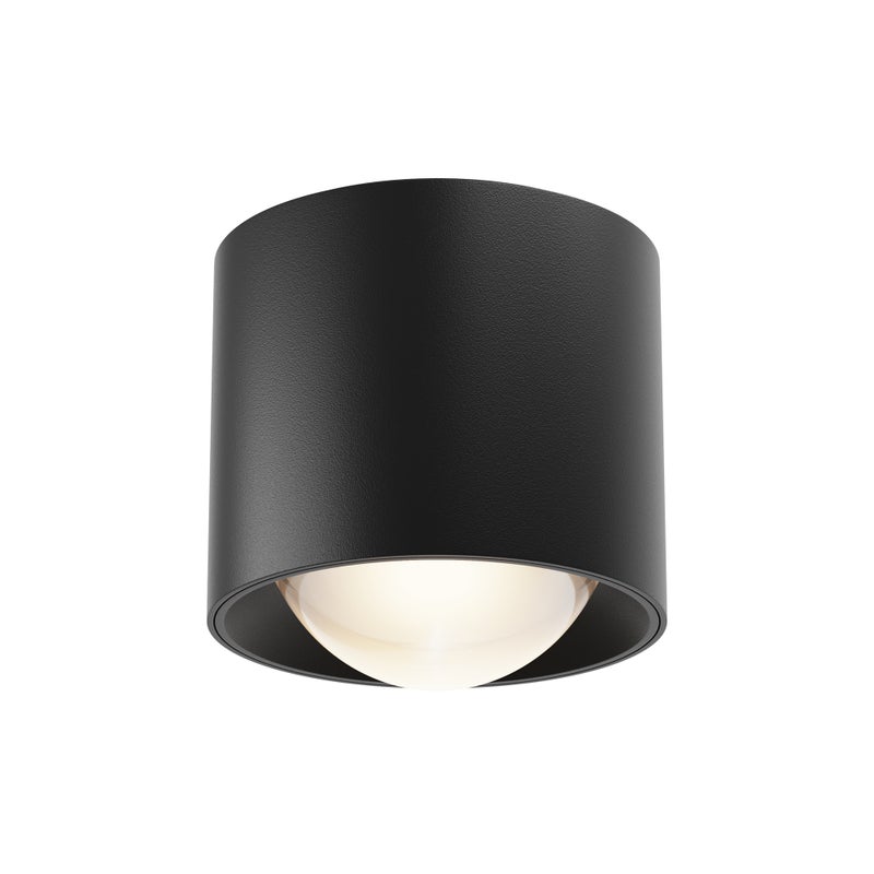 Lampa sufitowa wbudowany LED LENS 15W aluminium czarny wym:7,5x9x9cm IP44 Maytoni
