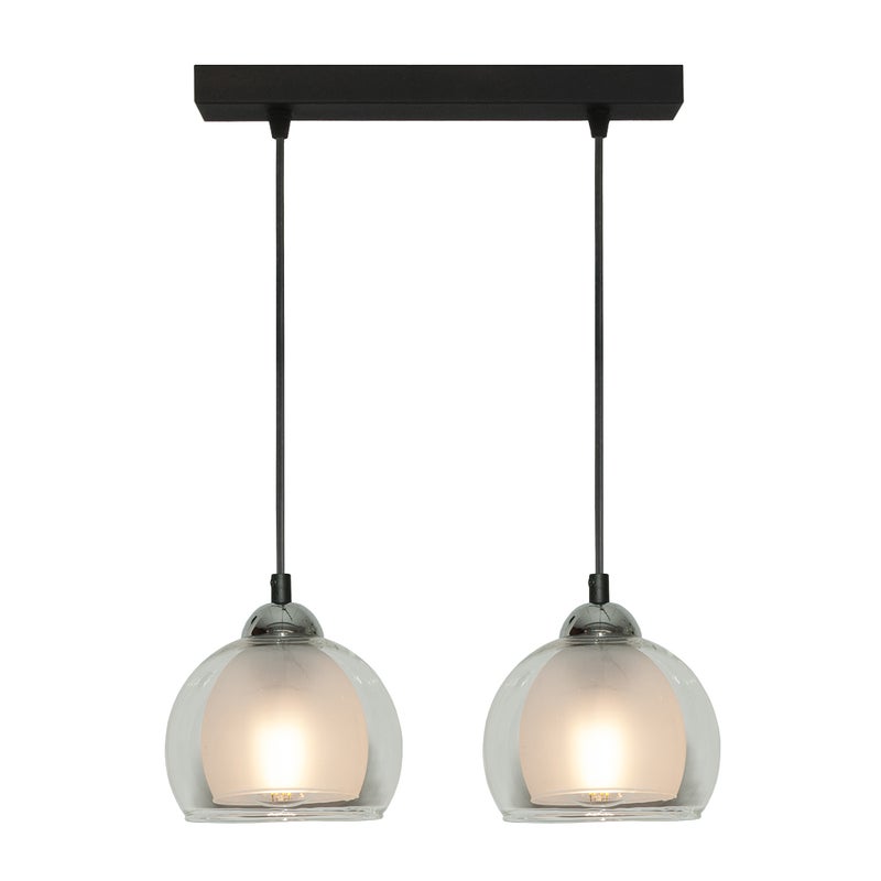 Lampa wisząca podwójna BENARIVO E27 do jadalni nowoczesna IP20 Edylit