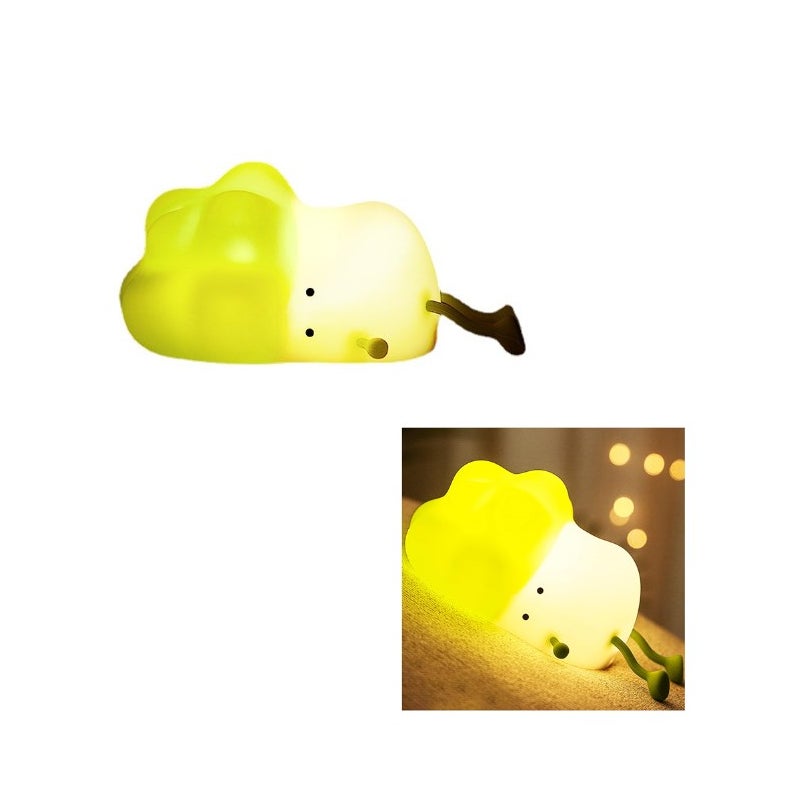 Dotykowa lampka nocna z regulacją jasności, lampka nocna LED do pokoju dziecięcego, ochrona oczu, lampa warzywna