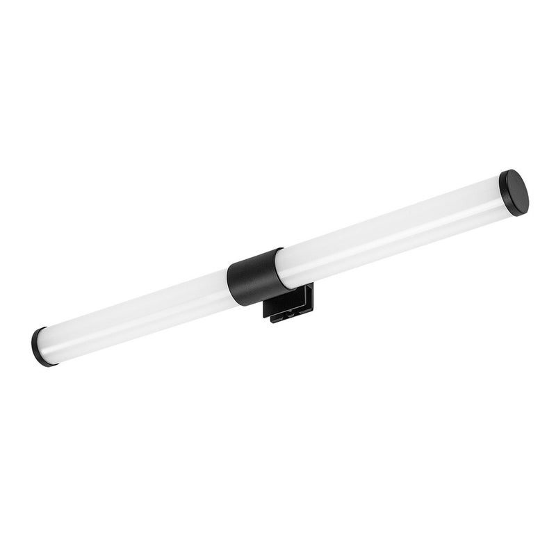 Kinkiet łazienkowy do lustra LED 6W 590lm 4000K Rurka Liniowy Czarny Plastik IP44 L400mm