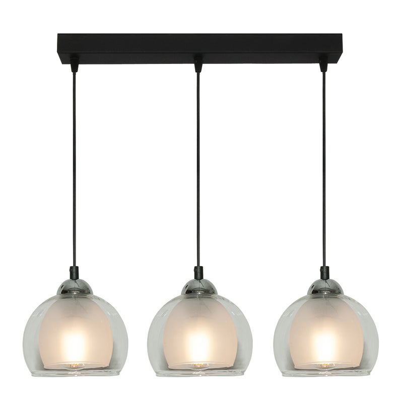 Lampa wisząca potrójna BENARIVO E27 do jadalni nowoczesna IP20 Edylit