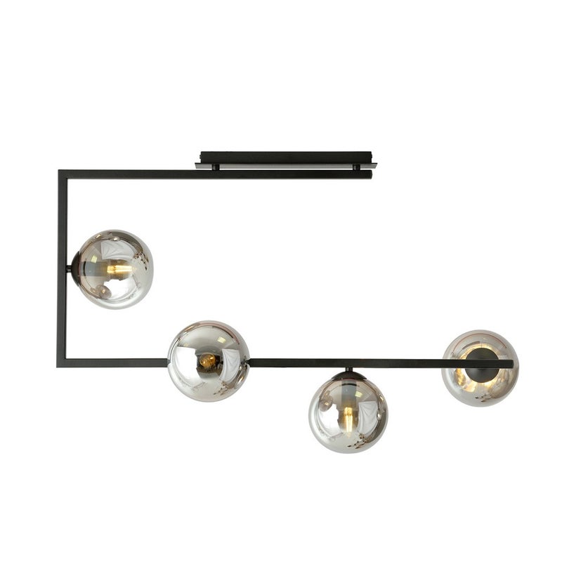 Lampa wisząca Soma czarno-grafitowa 4xE14x10W nowoczesna wym: 55 x 83 x 29 cm metal Emibig