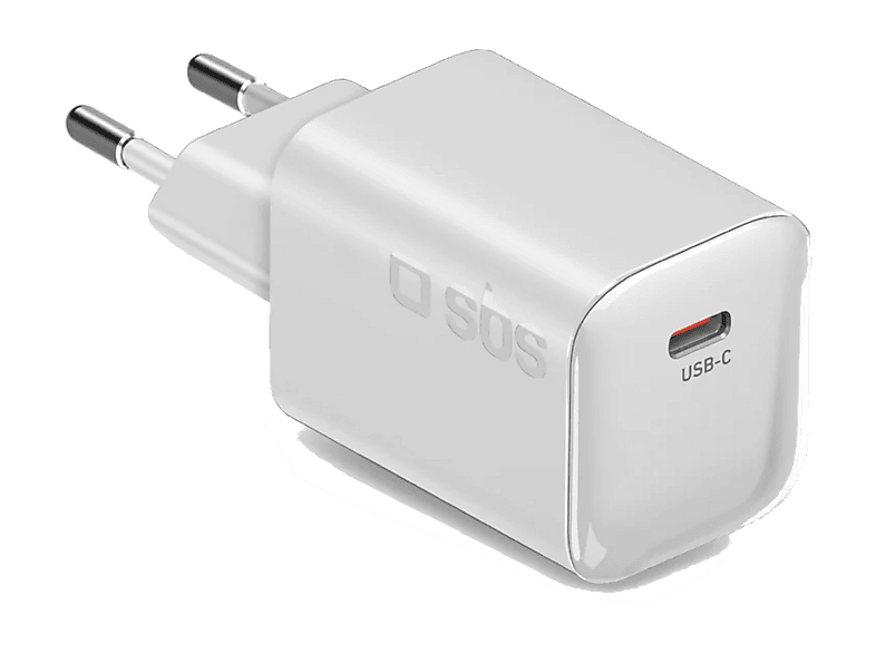 Ładowarka sieciowa SBS USB-C PD 3.0 PPS 30W Biały