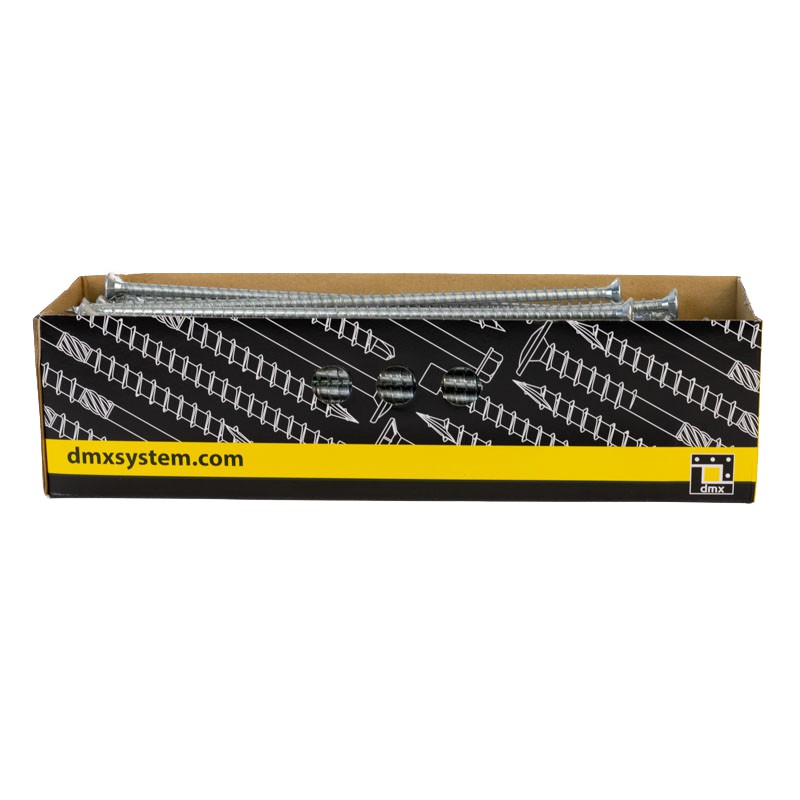 DMX Wkręt ciesielski, pełny gwint łeb stożkowy 8mm - CPS - karton 50 szt 8x500 (50 Szt/Opak) 3510850