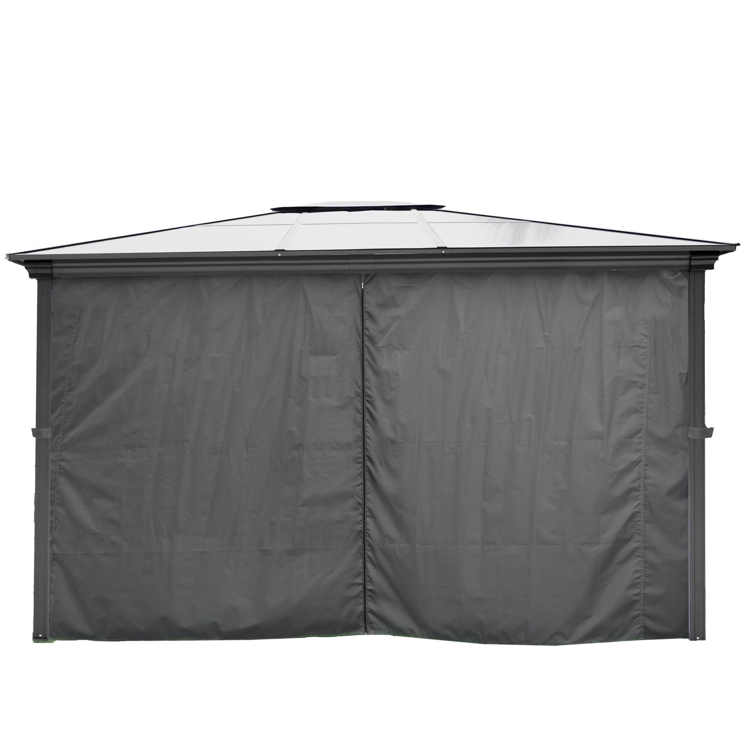 GRINDI Zasłona do altany ogrodowej Libra II - szara 9610032