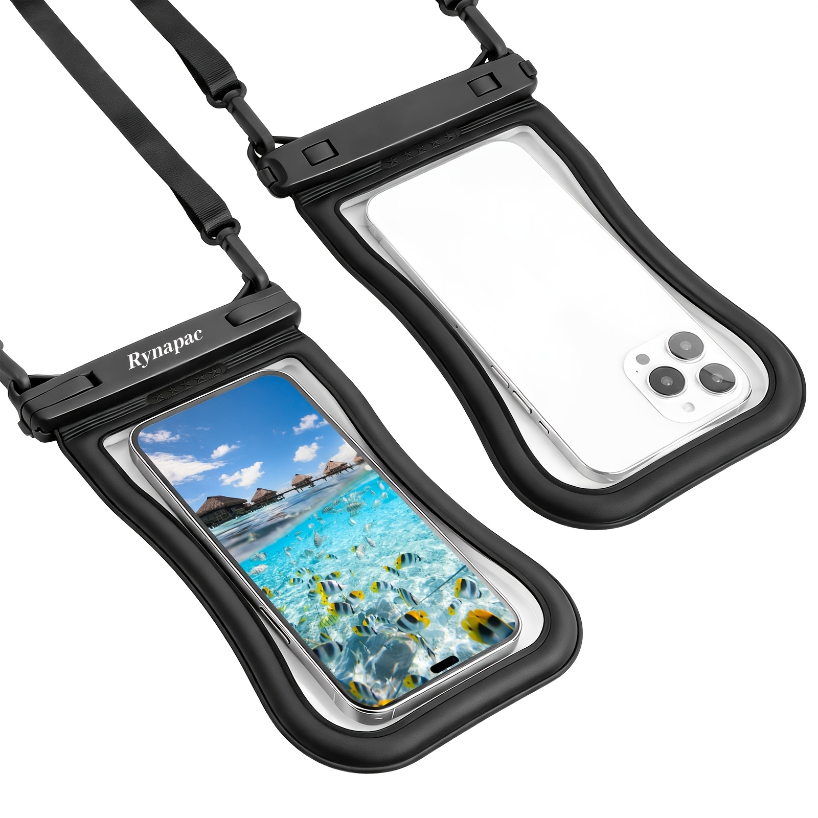TEMU Rynapac 1 szt. Pływająca Wodoodporna Torba na Telefon, Etui na Telefon Komórkowy, Uniwersalna Saszetka na Telefon Idealna do Aktywności Wodnych,