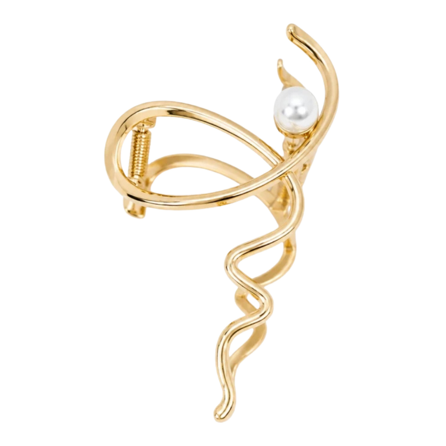 eCarla spinka do włosów klamra Hair Golden Serpent Clip SP462