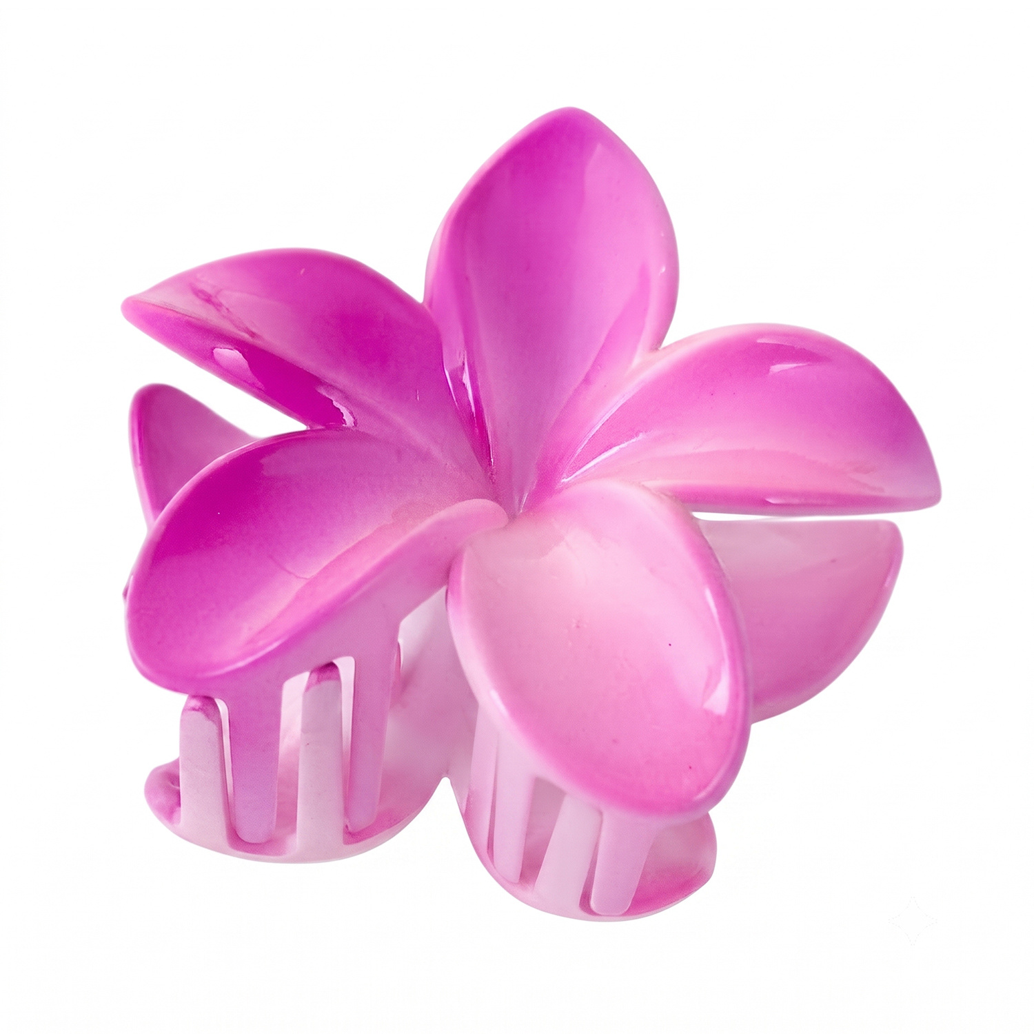 eCarla spinka do włosów klamra hawajska Vacay Flower SP380 Pink Violet Ombre
