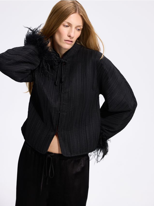 Reserved - LADIES` BLAZER - czarny