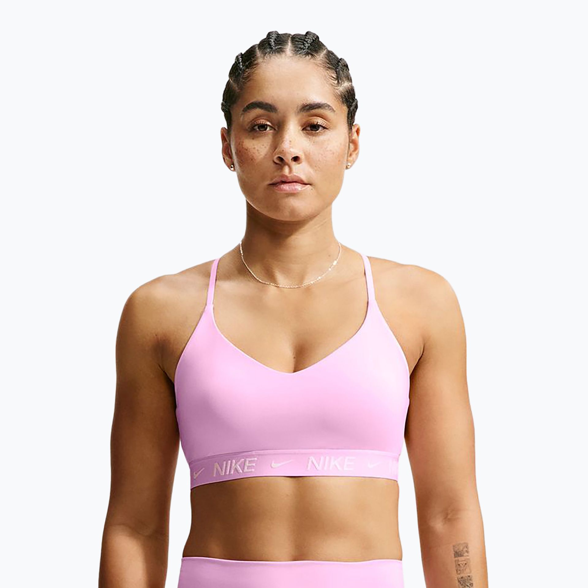 Biustonosz treningowy Nike Indy Light Support pink rise WYSYŁKA W 24H 30 DNI NA ZWROT