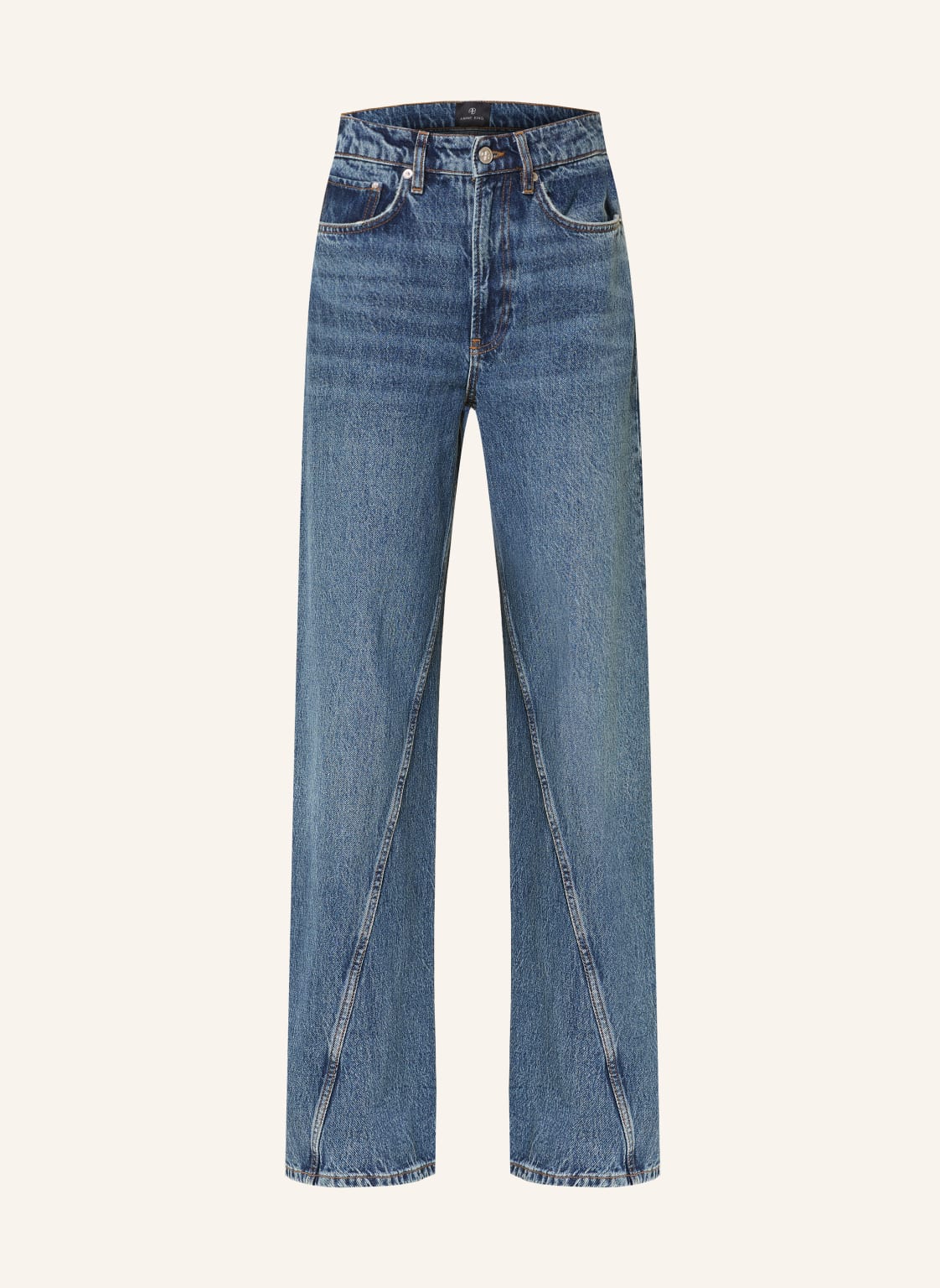 Anine Bing Jeansy Wide Leg Brie blau