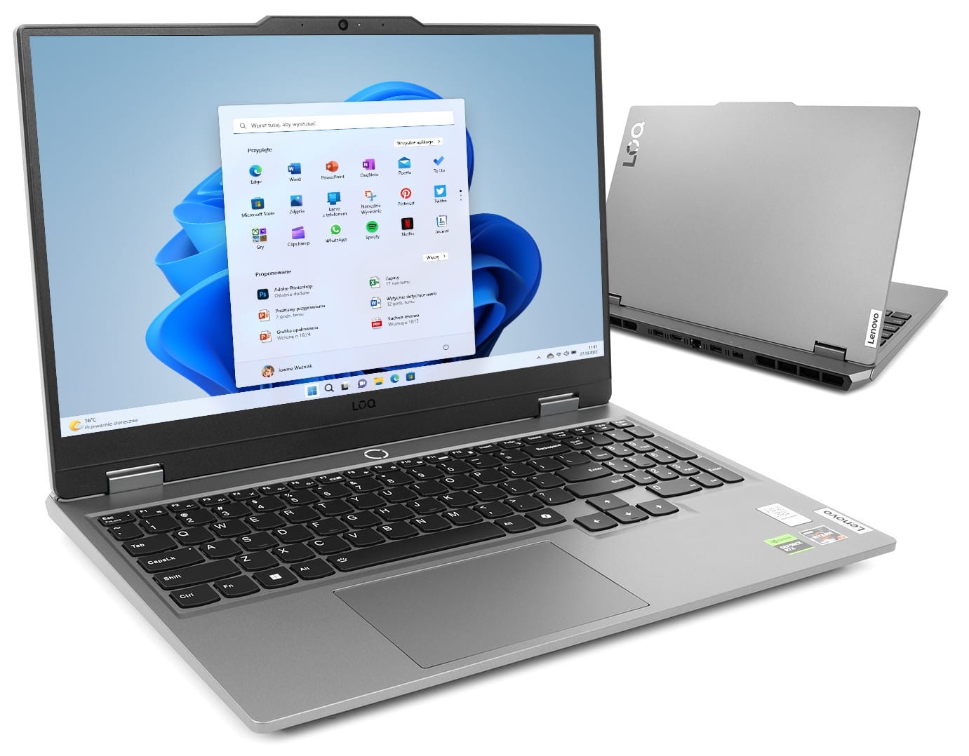 Lenovo LOQ 15 - Ryzen 7 7445HS 15,6''-144Hz 32GB 512GB W11H RTX3050 83DX00F1PB|5M232W11H