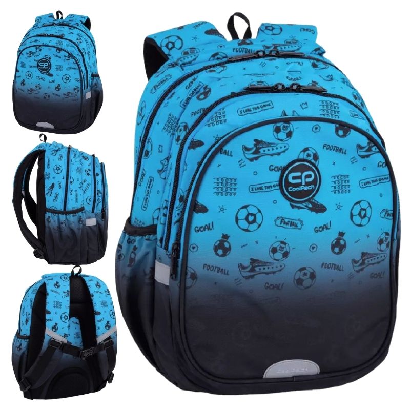 Plecak Coolpack Jerry Game Over Gradient Blue Szkolny Młodzieżowy Dla Dziecka Do Szkoły Pojemny Dziecięcy
