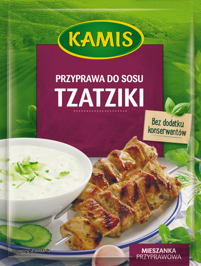 Kamis PRZYPRAWA DO SOSU TZATZIKI 20G zakupy dla domu i biura 36944734