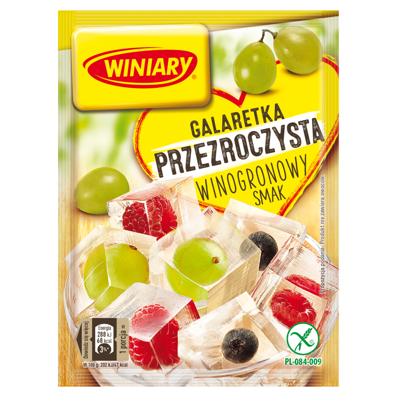 Winiary WINIARY GALARETKA PRZEZROCZYSTA WINOGRONOWA 71G zakupy dla domu i biura 33437278