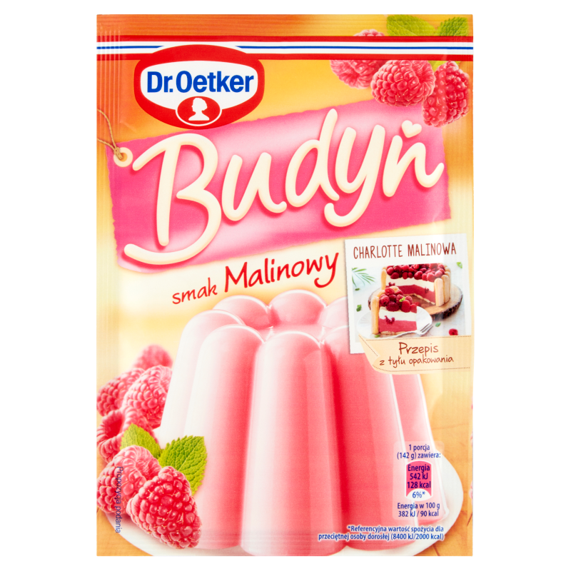 Dr Oetker Budyń smak malinowy 40 g