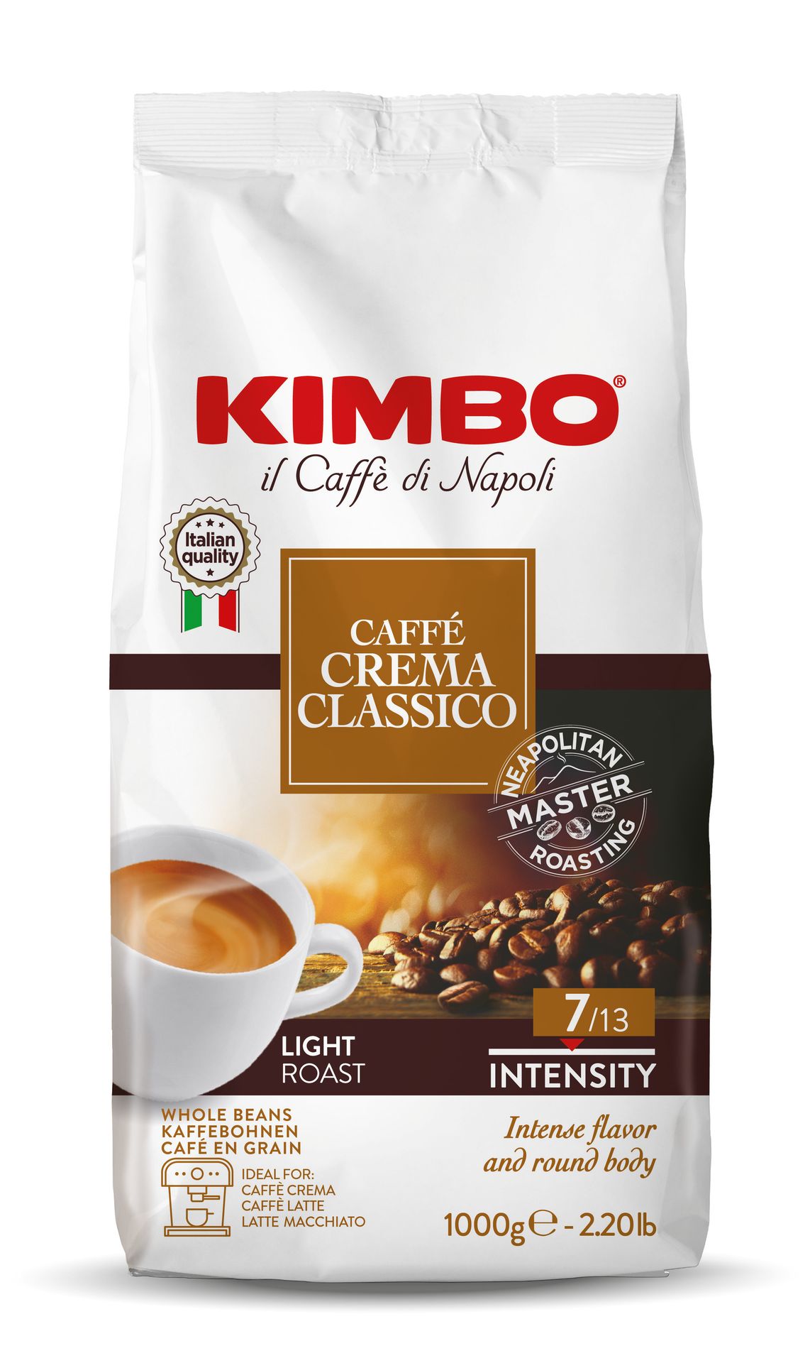 Kimbo Kawa ziarnista Dolce Crema 1kg