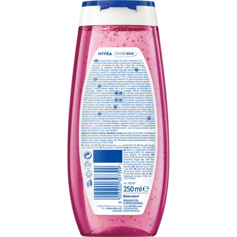 NIVEA Żel pod prysznic Water Lily&Oil