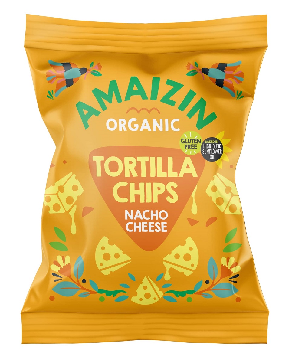 Amaizin (mleko kokosowe, tortilla, chipsy, inne) CHIPSY NACHOS KUKURYDZIANE O SM
