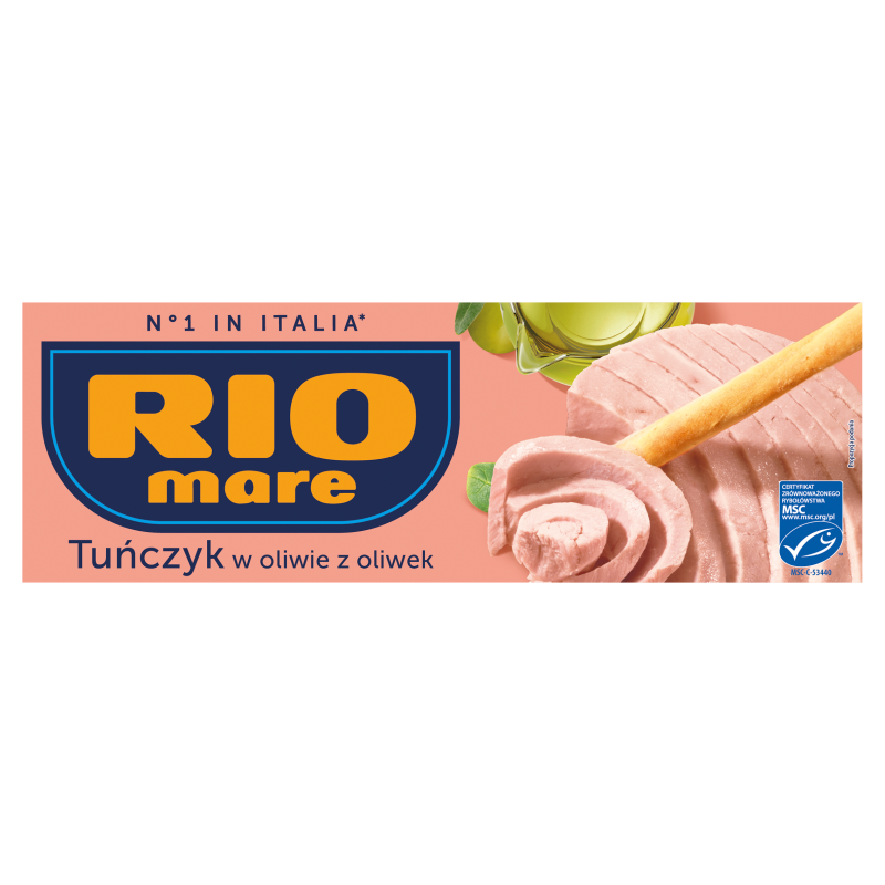 Rio Mare Bolton Tuńczyk w oliwie z oliwek 3 x 80 g