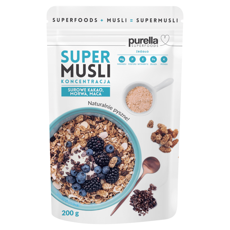 Purella Super musli - Koncentracja Purella Superfoods, 200