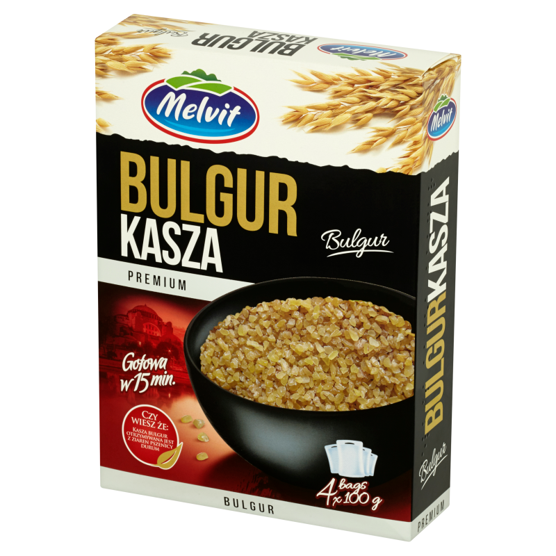 Melvit KASZA BULGUR 4X100G 01MBUL