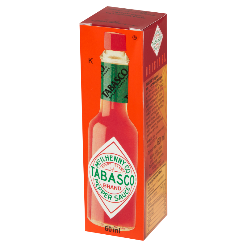 Develey Tabasco original sos z czerwonej papryki 60 ml