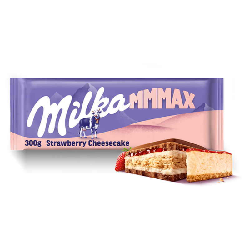 Milka Czekolada Strawberry Cheesecake 300g CMIL.1481