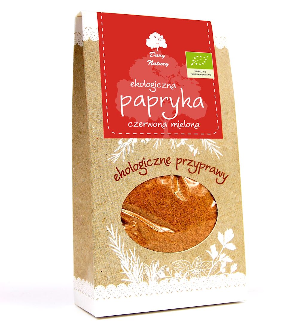 Dary Natury Papryka Czerwona Słodka Mielona 50g - EKO DANPAPCZERMIE