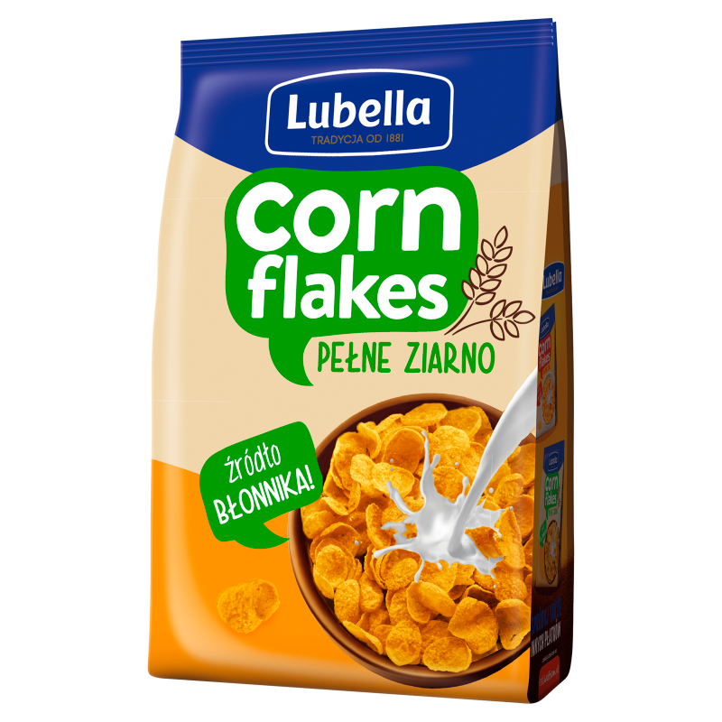Lubella LUB.CORN FLAKES PEŁNOZIAR.500G MLEKOŁAKI