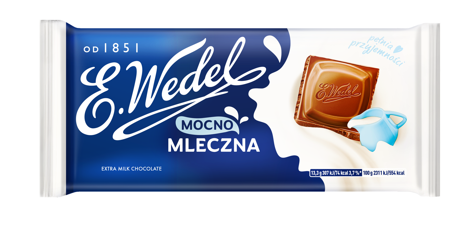 E.Wedel, czekolada mocno mleczna, 80 g