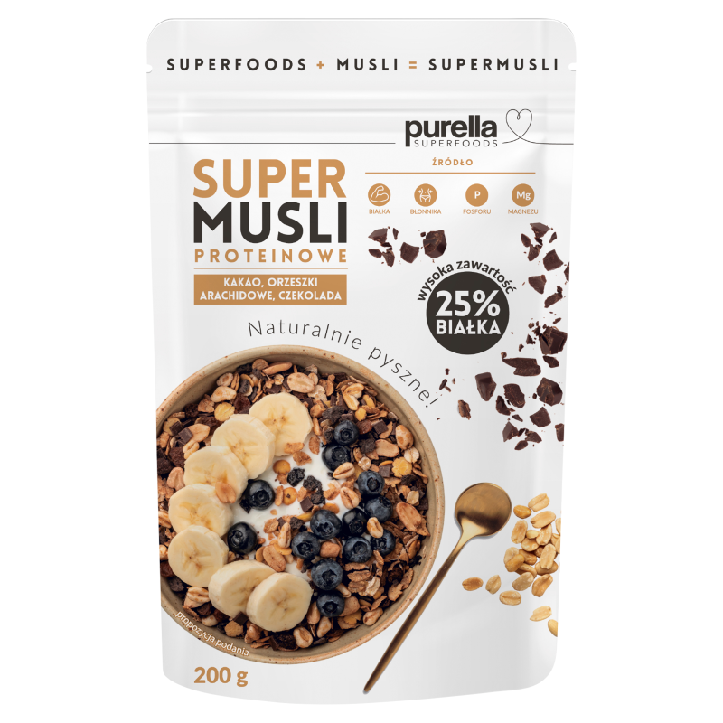 Purella Food Super Musli Proteina 200 g