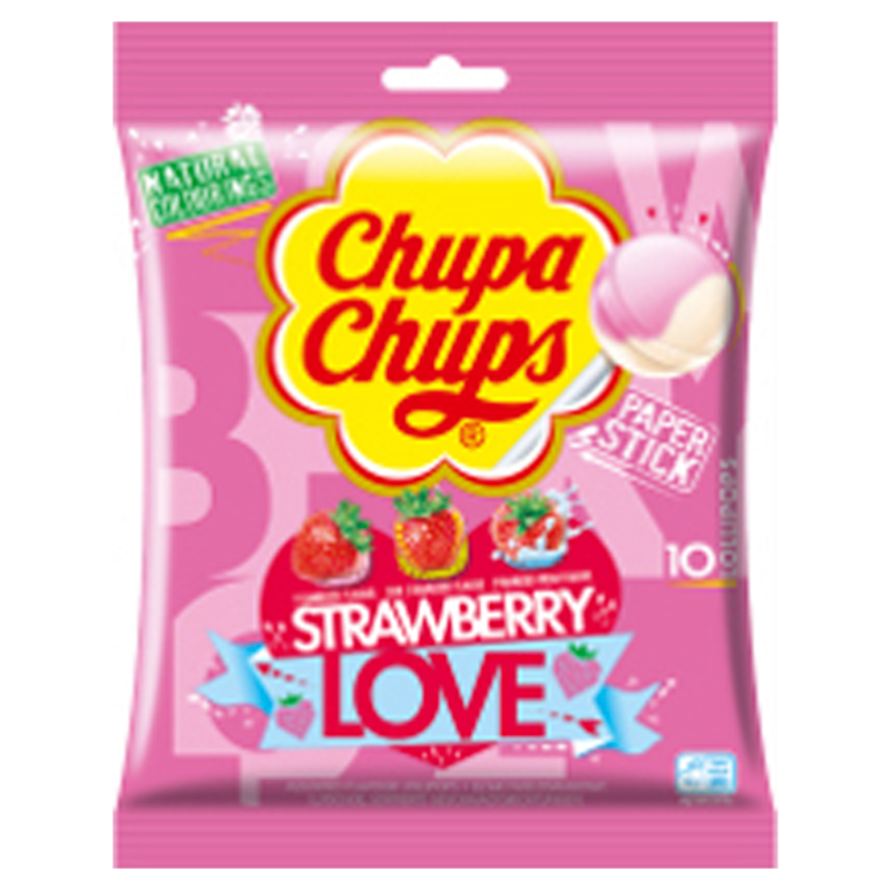 Chupa Chups Strawberry Love 120g