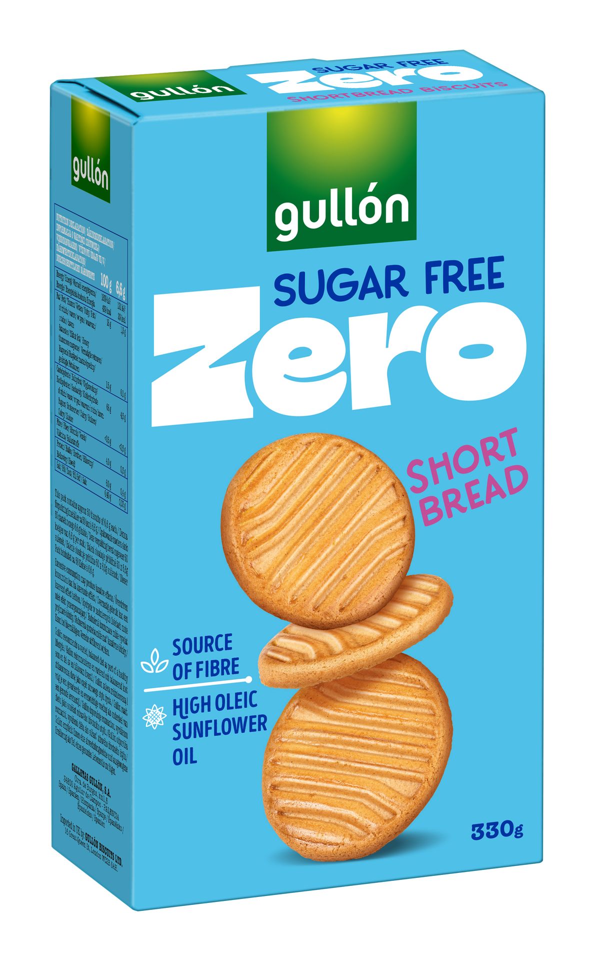 Gullón Shortbread Ciastka bez cukru 330 g