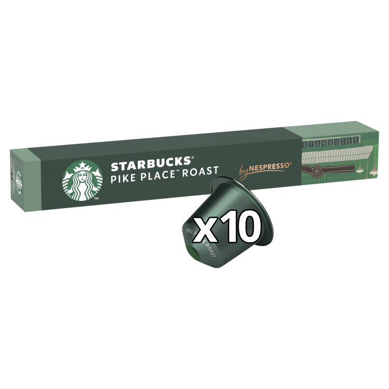 STARBUCKS Pike Place Roast by NESPRESSO Kawa w kapsułkach 53 g (10 sztuk)