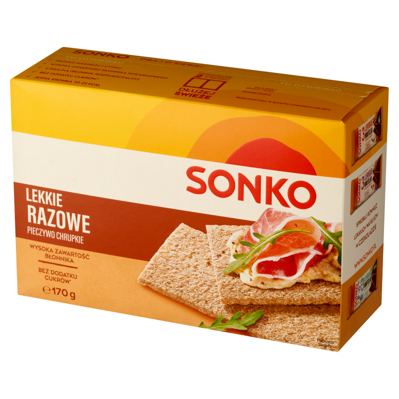 Sonko Pieczywo Lekkie razowe 170 g