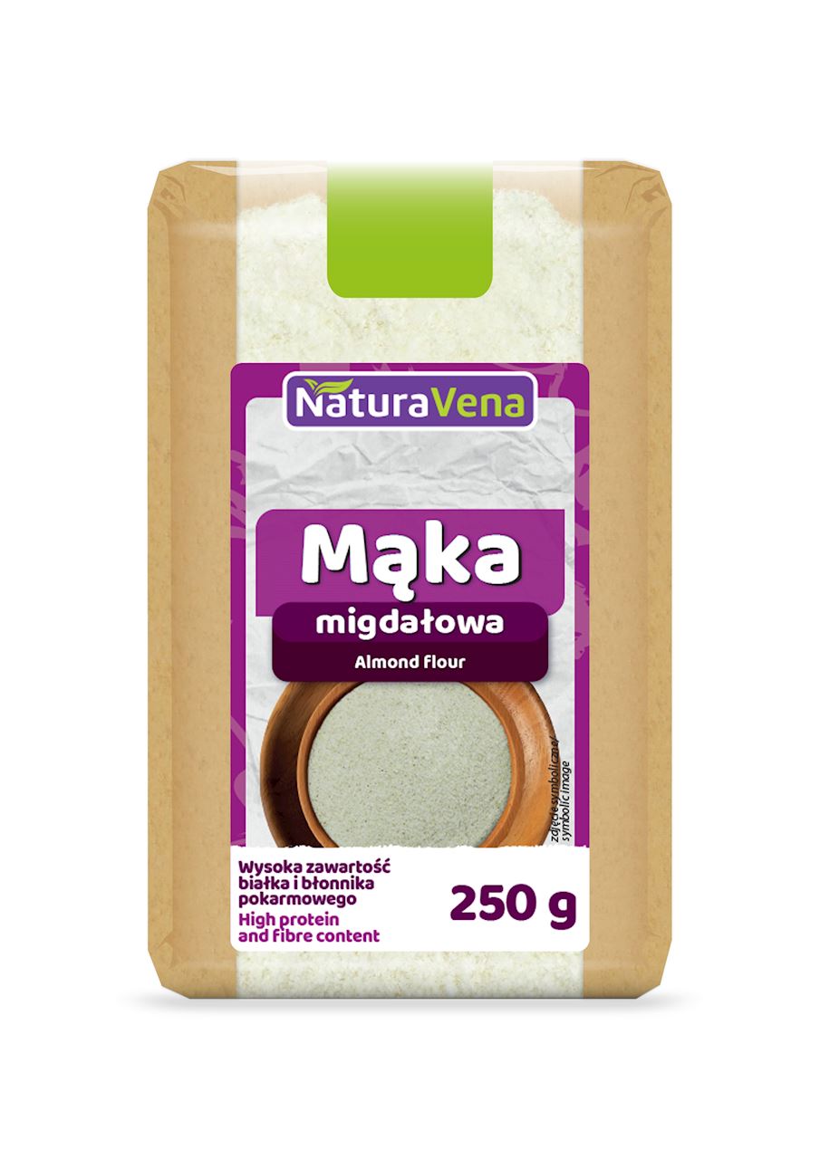 NATURAVENA NATURAVENA MĄKA MIGDAŁOWA 250G Zakupy dla domu i biura! 47616925