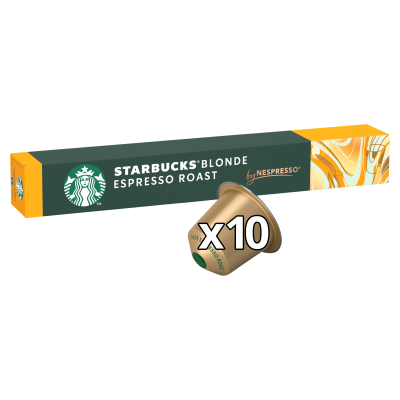 STARBUCKS Blonde Espresso Roast by NESPRESSO Kawa w kapsułkach 53 g (10 sztuk)