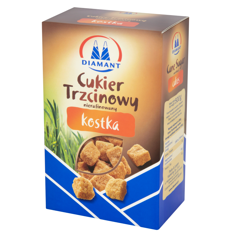 Diamant CUKIER TRZCINOWY KOSTKA 500 G