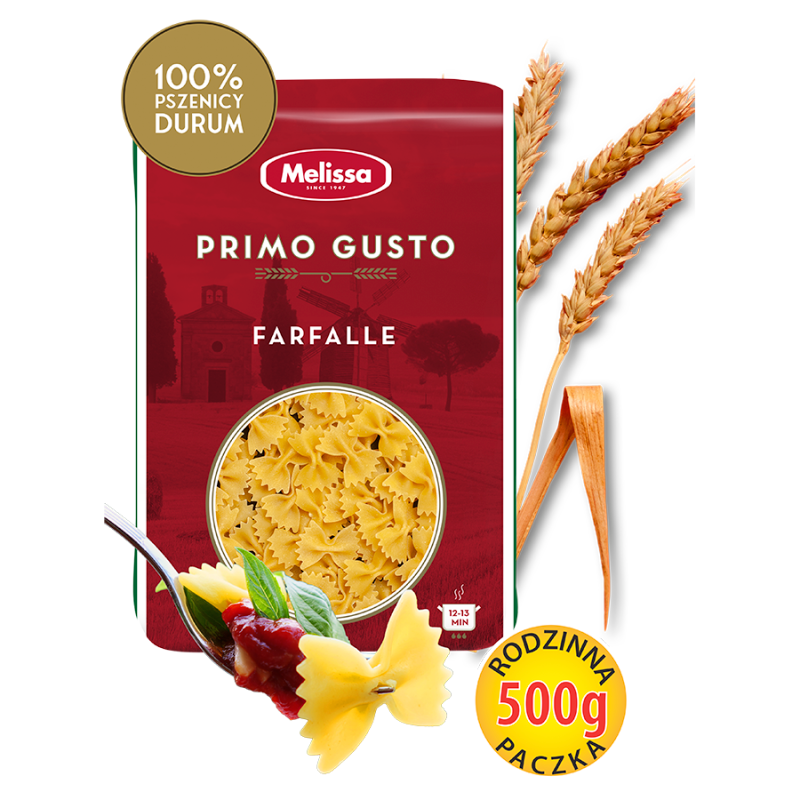 Melissa Makaron Farfalle (Kokardki) 100% Durum
