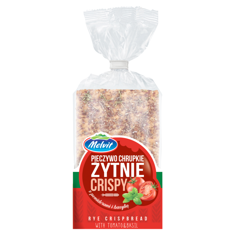 Crispy Pieczywo chrupkie żytnie z pomidorami i bazylią 130 g