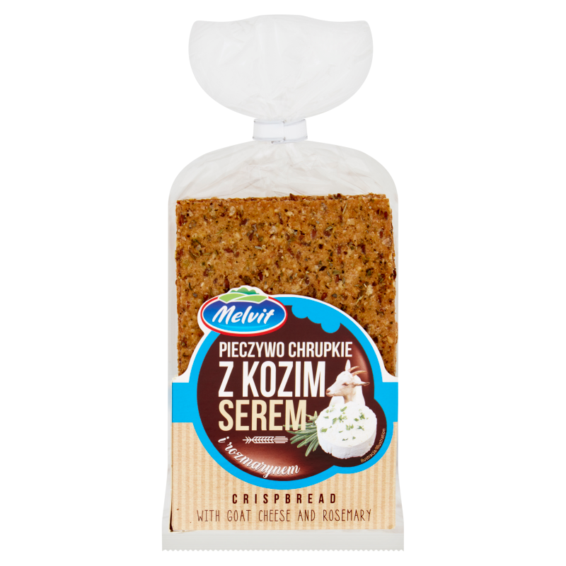 Crispy Pieczywo chrupkie żytnie z serem kozim i rozmarynem 130 g