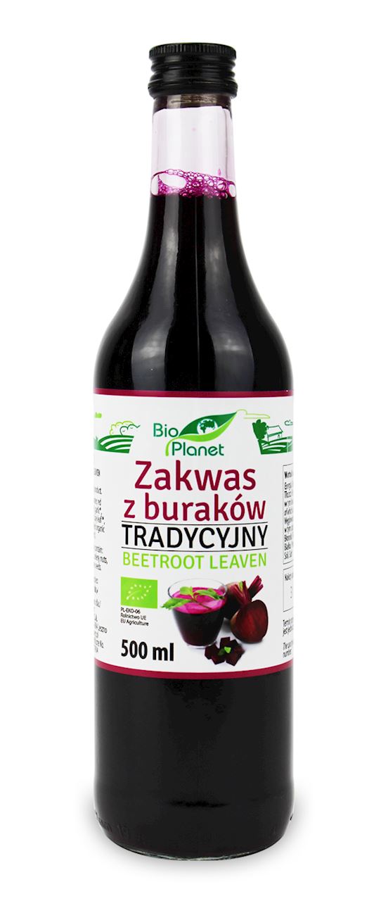 Bio PLANET - CHŁODNICZE ZAKWAS Z BURAKÓW TRADYCYJNY 500 ml - PLANET 5903900368674