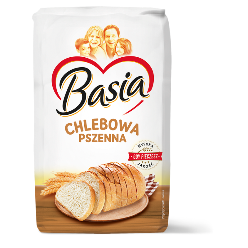 Mąka pszenna Chlebowa T 680 Basia 1 kg