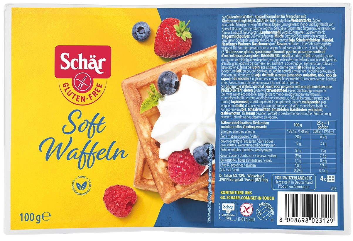 Schär Bezglutenowe gofry 100g