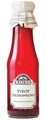 Krokus Syrop Truskawkowy Sok Truskawki 300ml (375g)